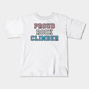 Proud Transgender Rock Climber Kids T-Shirt